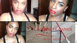 My Collection Of White Canesdifferent Sizes And Tips