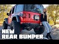 We FINALLY Get a New Rear Bumper for Our Jeep Wrangler JLU Rubicon!