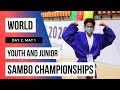 World Youth and Junior SAMBO Championships 2020. Day 2. Mat 1