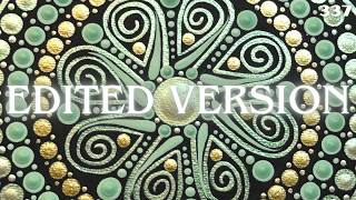 Full Mandala Painting Tutorial Using Amazing NEW Color Shift Paint
