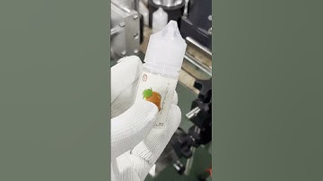 Auto 30ml gorilla bottle labeling machine丨Small round bottle sticker label applicator