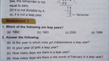 DAV class 4 maths unit 8 worksheet 1 & 2 - all questions solved