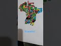 draw flag map of Eswatini