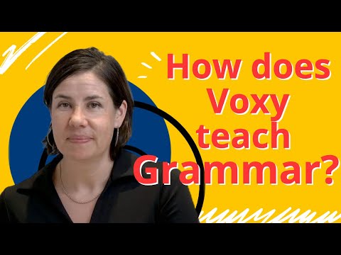 How Does Voxy Teach Grammar?