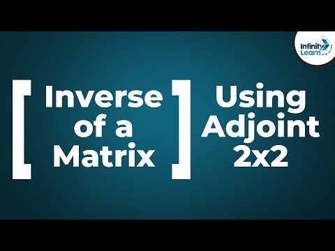 Inverse of a 2x2 Matrix using Adjoint | Don't Memorise