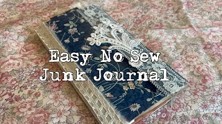 No sew junk journal // perfect for beginners
