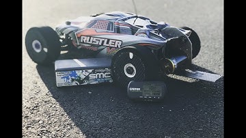 100mph RUSTLER 6s!! TP POWER 34/34 speed run!!