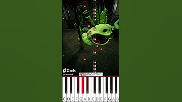Smiling Critters - Hoppy Hopscotch is so silly (@EddiePlaytimeShorts) - Octave Piano Tutorial