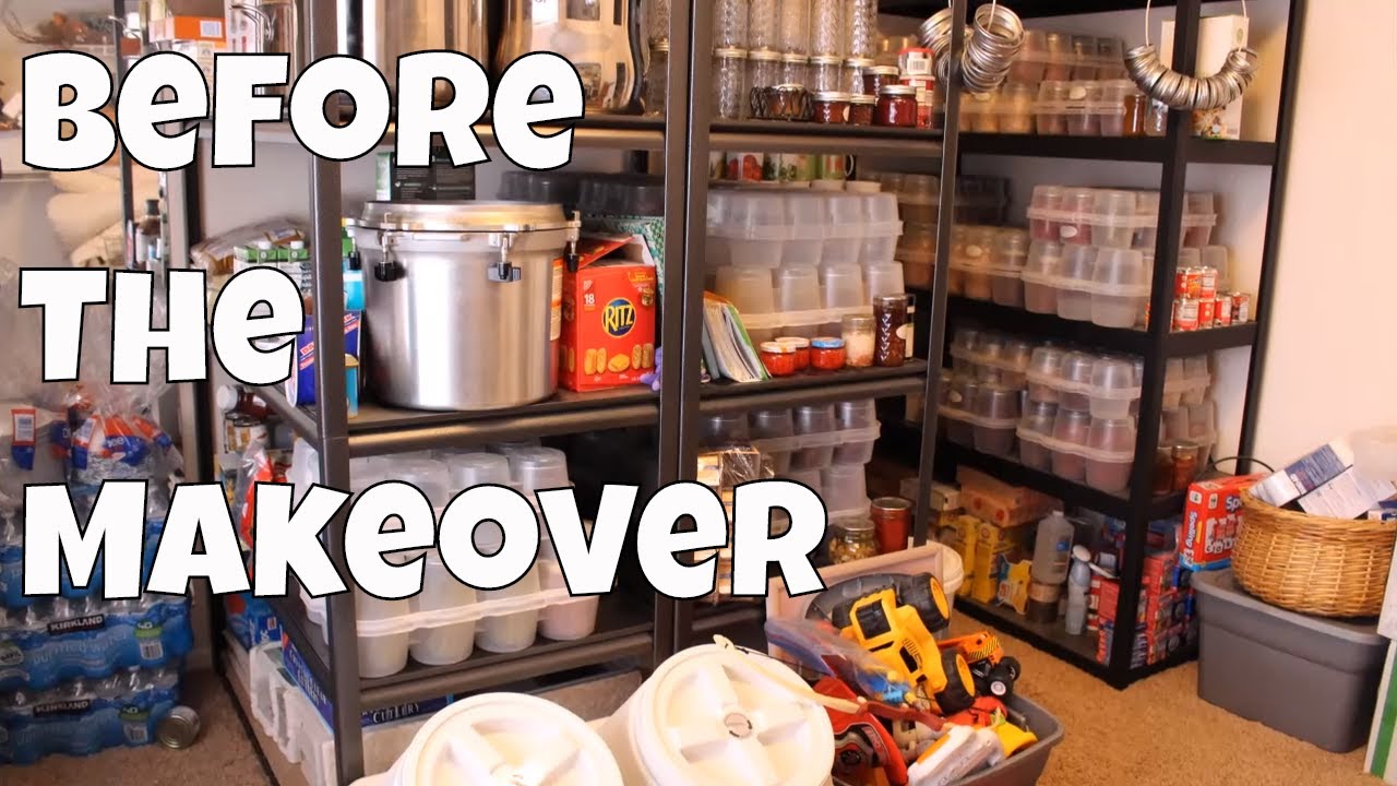 Before The Pantry Makeover With Linda's Pantry - YouTube