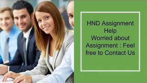 HND Assignment Help