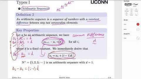 [MATH 2620 Financial Mathematics] Lecture 12: Ch2 Preliminaries Sequences