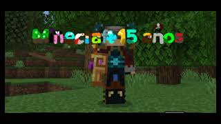 feliz 15 años Minecraft @minecraft