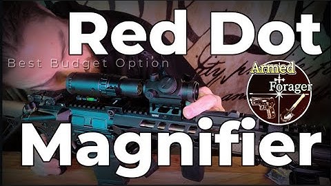 Feyachi V30 2MOA Red Dot Sight with M37 1.5X - 5X Magnifier Combo, Absolute Co-Witness