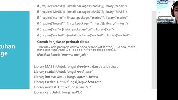 Webinar Regresi Linear Berganda Dan Uji Asumsi Klasik dengan Software R