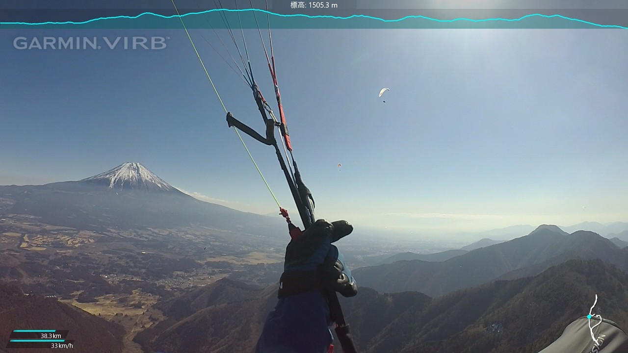 2026年2月21日　3連休初日　快晴の朝霧高原パラグライダー