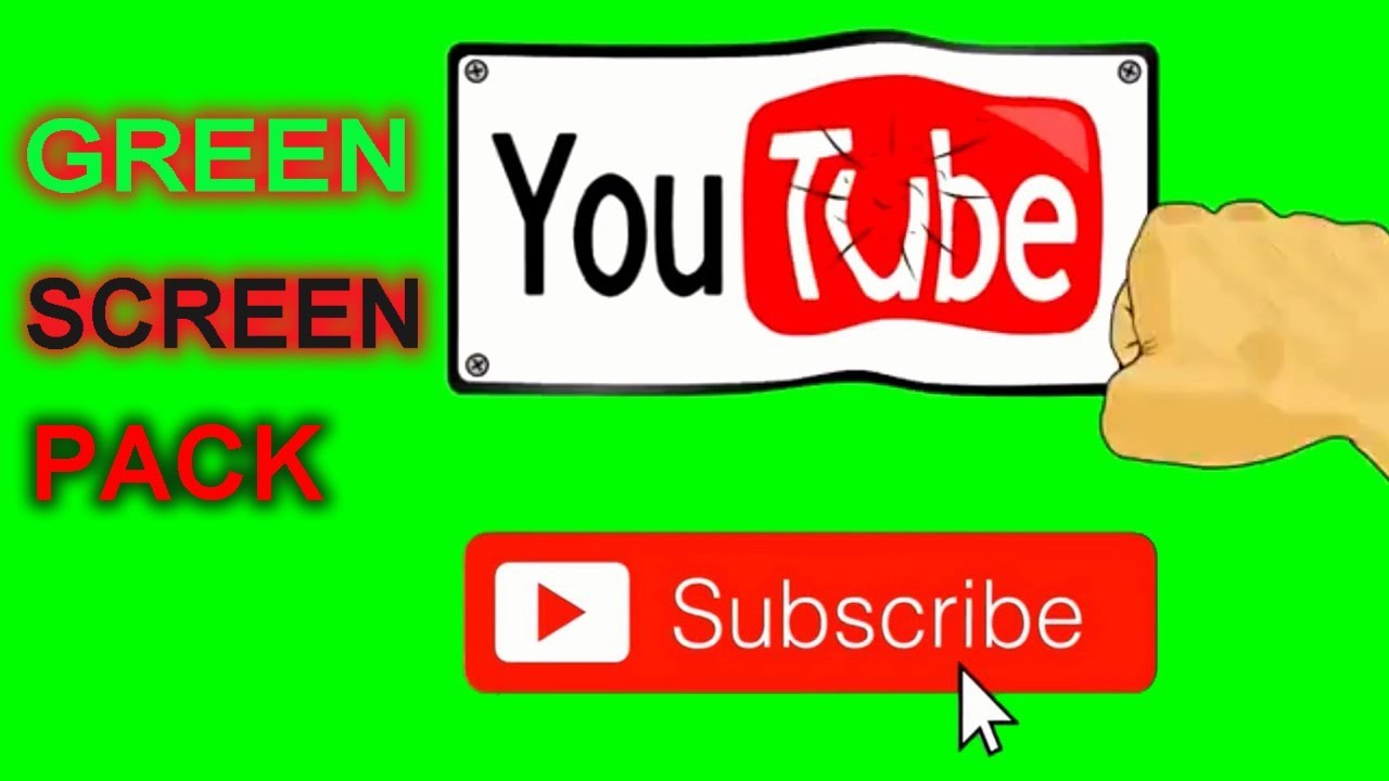 Free Green Screen Effects Subscribe Like Button Edit Video