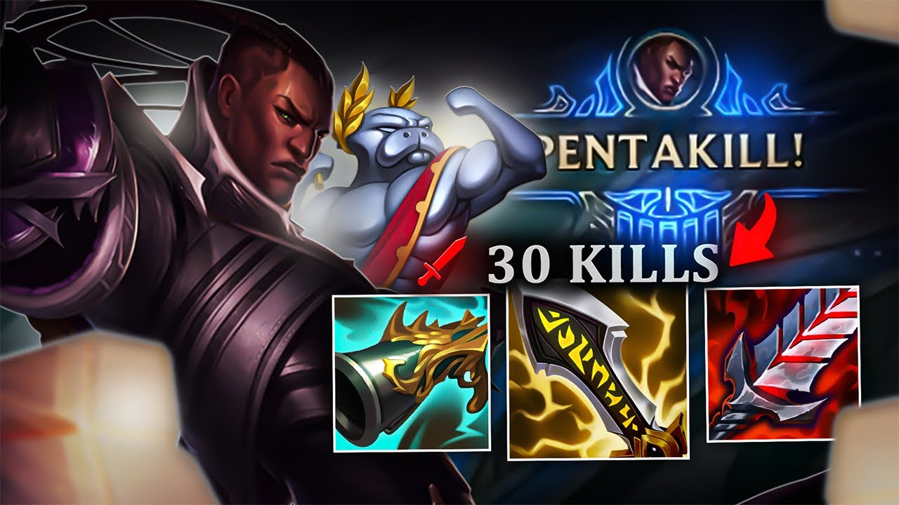 MODO URF: LUCIAN PENTAKILL! 🔥 (30 KILLS)