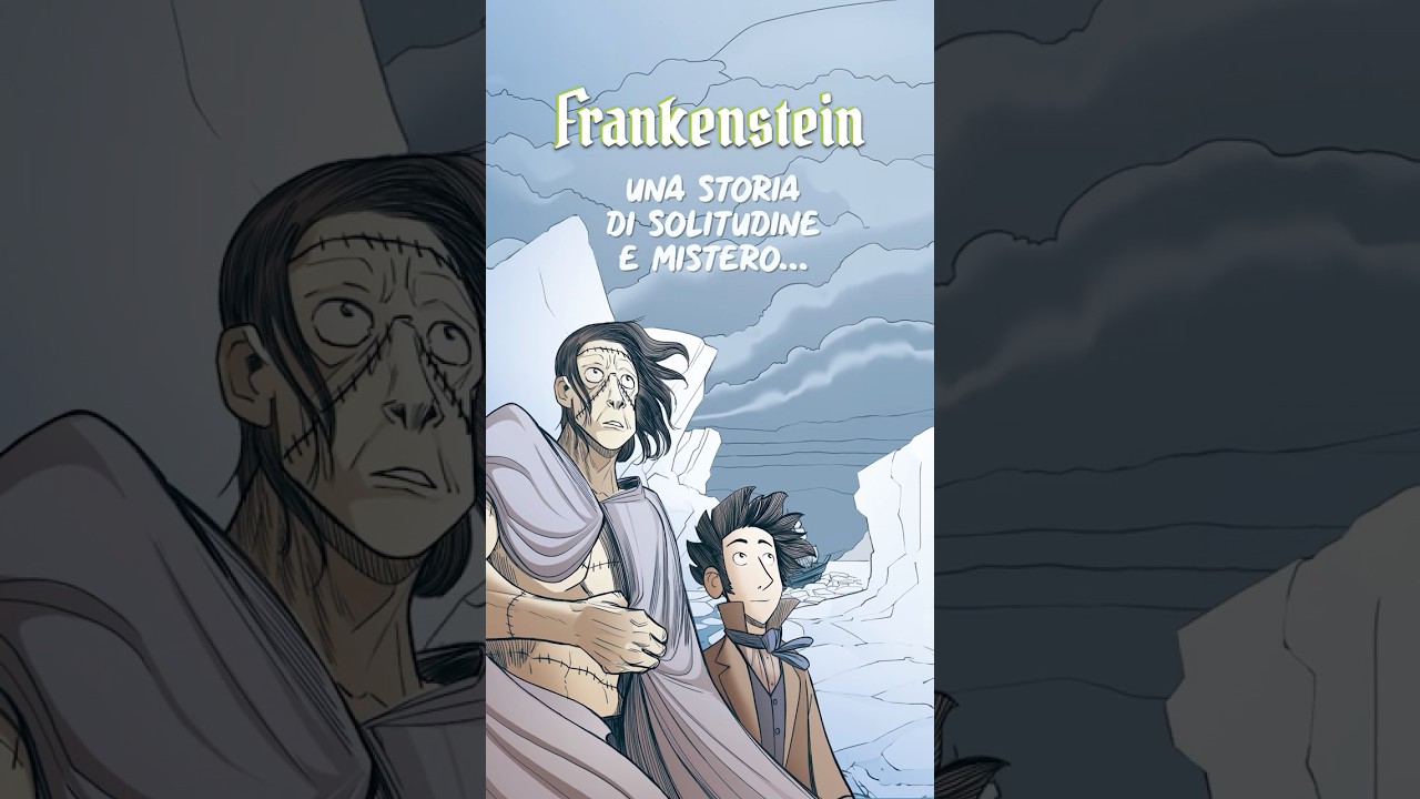 I classici in graphic novel: Frankenstein 🧟&zwj;♂️ #shorts