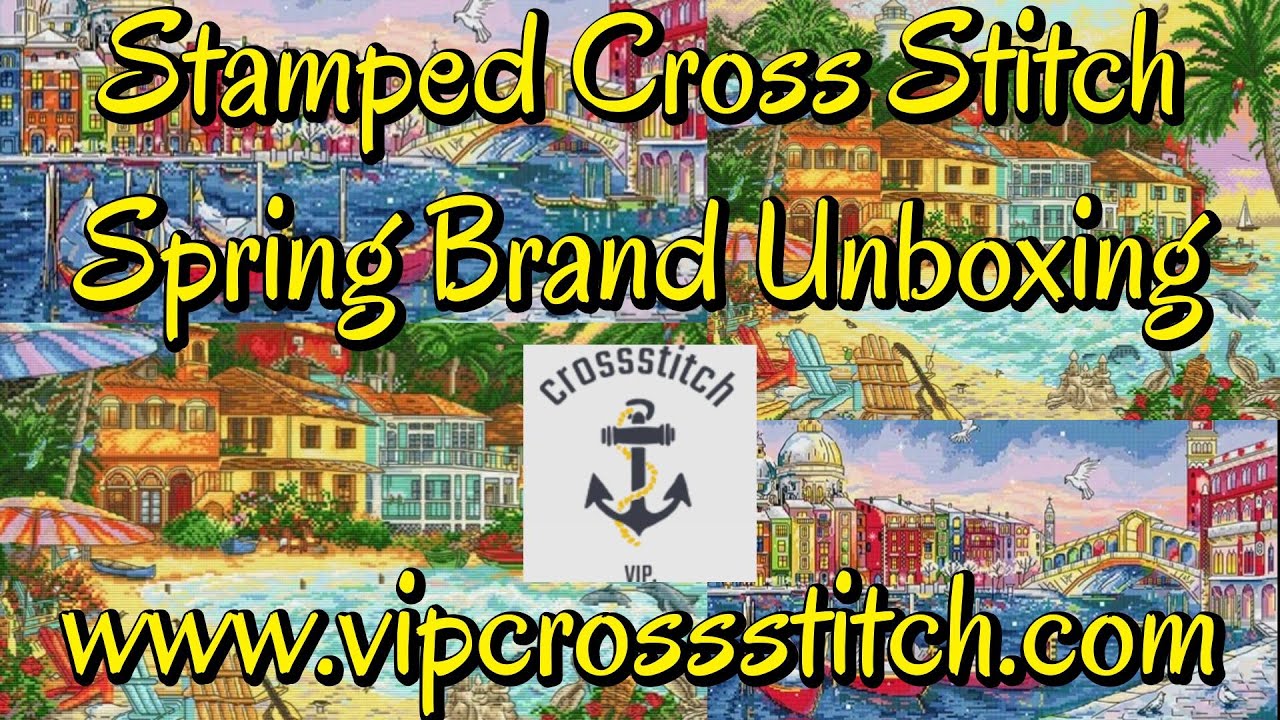 VIP CROSS STITCH 1 OF 3 #vipcrossstitch #flosstube #stampedcrossstitch ...