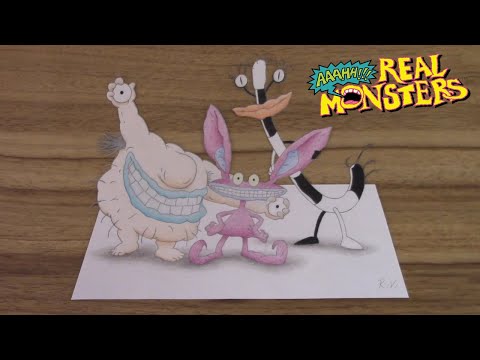 Drawing Aaahh!!! Real