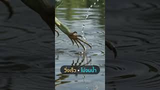 🦎 ทำไมกิ้งก่าบาซิลิสก์ถึงวิ่งบนผิวน้ำได้?