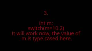 C Language Tips (Switch case)