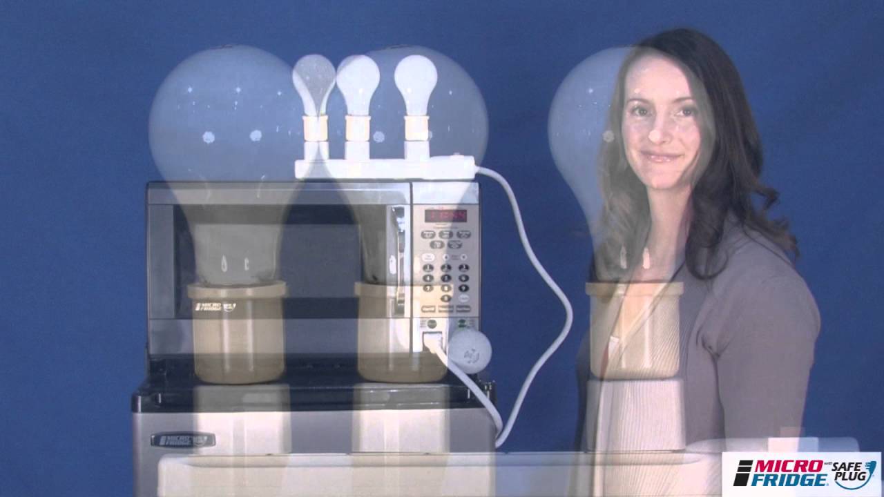 Microfridge Safeplug Micro Fridge with Safe Plug - French no subtitles - YouTube