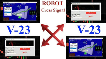 Robot Cross Signal Pro VS Virtual Robot V-23 Pro | Live Trading Accuracy Proof