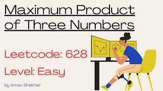 Maximum Product of Three Numbers - LeetCode 628 | Easy | Java | Sorting & Math Trick in Hindi