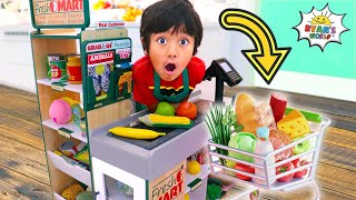 ryans pretend play grocery shopping one hr kids video