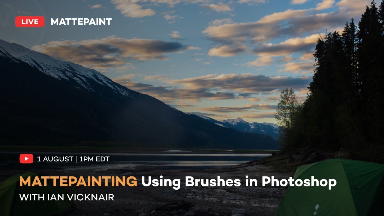 MattePaint Demo - Using Brushes in Photoshop