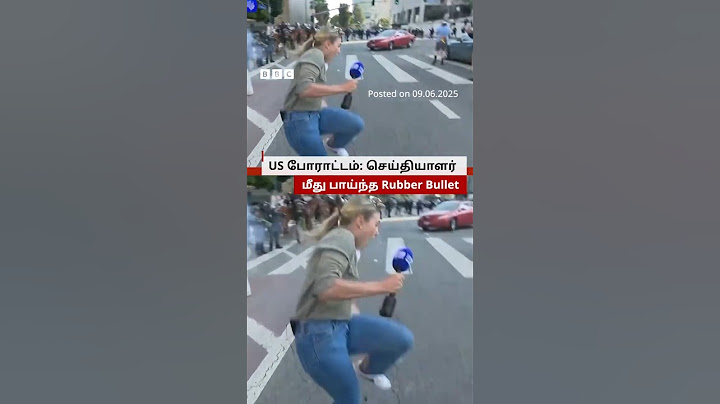 US-ல் Reporter மீது பாய்ந்த ரப்பர் குண்டு |  Los Angeles Clash