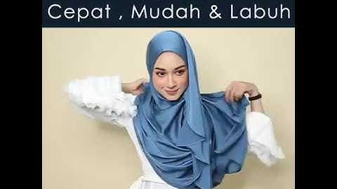 Clara Matte Satin Long Shawl Tutorial 01