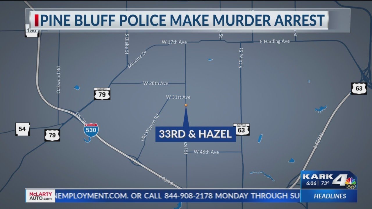 Pine Bluff police make arrest in Monday night homicide - YouTube