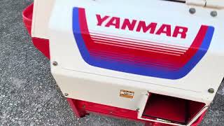 ヤンマー 脱穀機 PKG80 ハーベスタ - YouTube