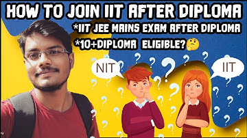 IIT after Diploma ⁉️ । how to join IIT after Diploma / polytechnic @engineerwala8634