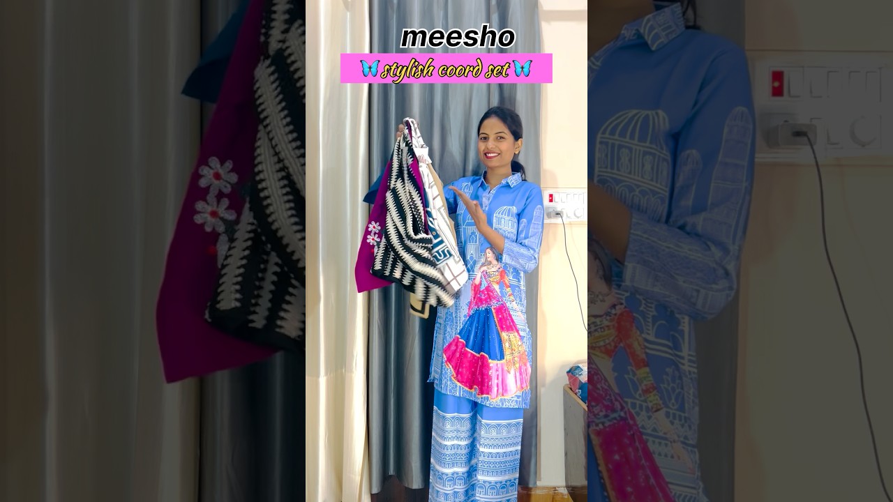 meesho stylish coord set haul under 500 😁