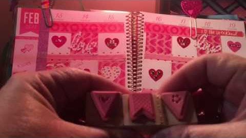 Valentines pwm recollections spiral planner