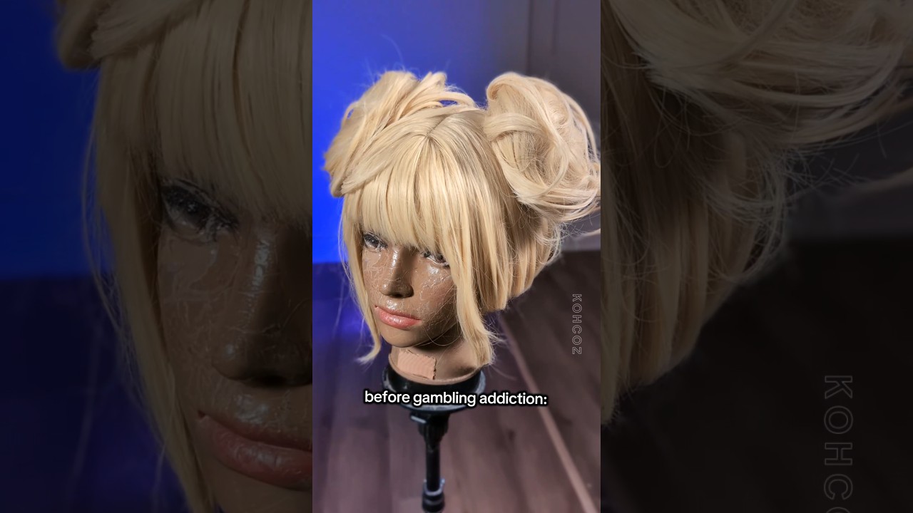 the power of gambling 🗿🎰🎲🍒 #wig #cosplay #hakari #jjk #wigstyling