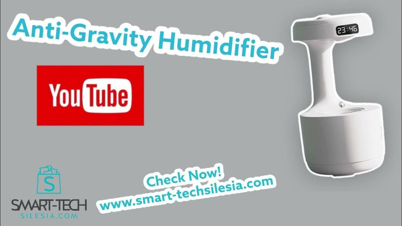 Anti Gravity Water Drop Humidifier™ With Clock Water Drop YouTube