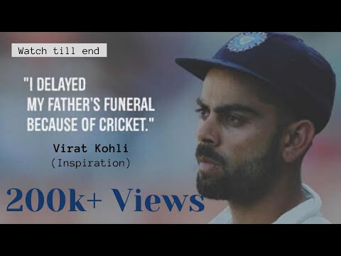 Virat Kohli Inspirational Video - Motivational Video - Hall Of Fame - Respect