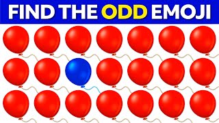 FIND THE ODD EMOJI OUT in this Odd Emoji Puzzle! | Odd One Out Puzzle | Find The Odd Emoji Quizzes