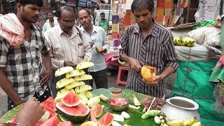 Street Food Kolkata | Mixed Fruits Selling on Street
