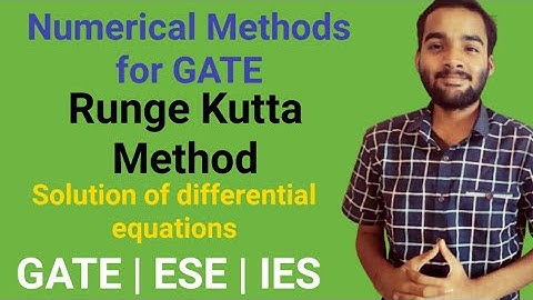 Runge Kutta Method Numerical Methods| Gate Mathematics | In Hindi | GATE | GATE 2021 | GATE 2022