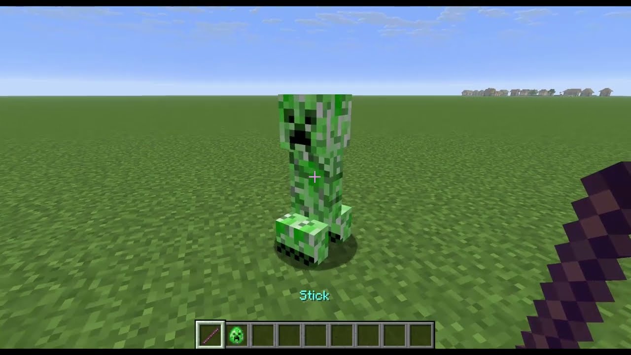 How to get a knockback 255 stick in Minecraft [no mods]