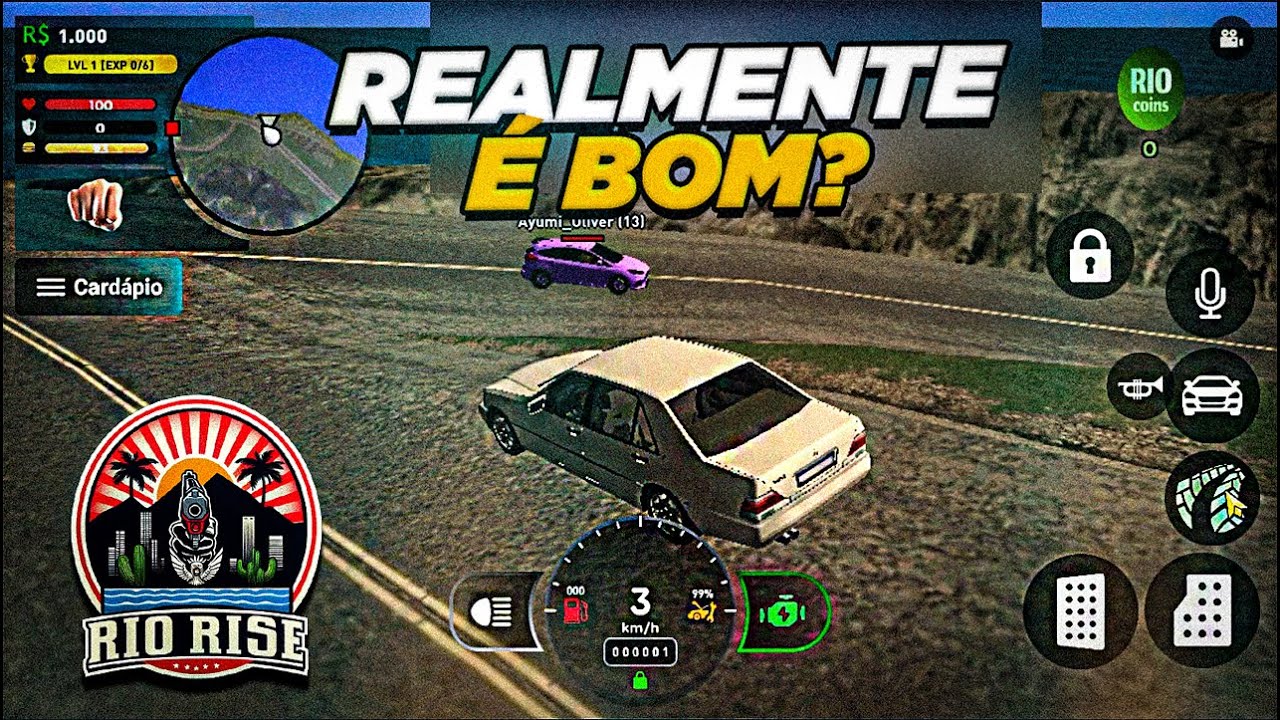 RIO RISE REALMENTE É BOM? 🕵️‍♂️ INÍCIO DE ROLEPLAY. GTA SAMP ANDROID E ...