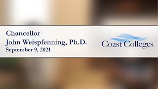 Message from the Chancellor, September 9, 2021
