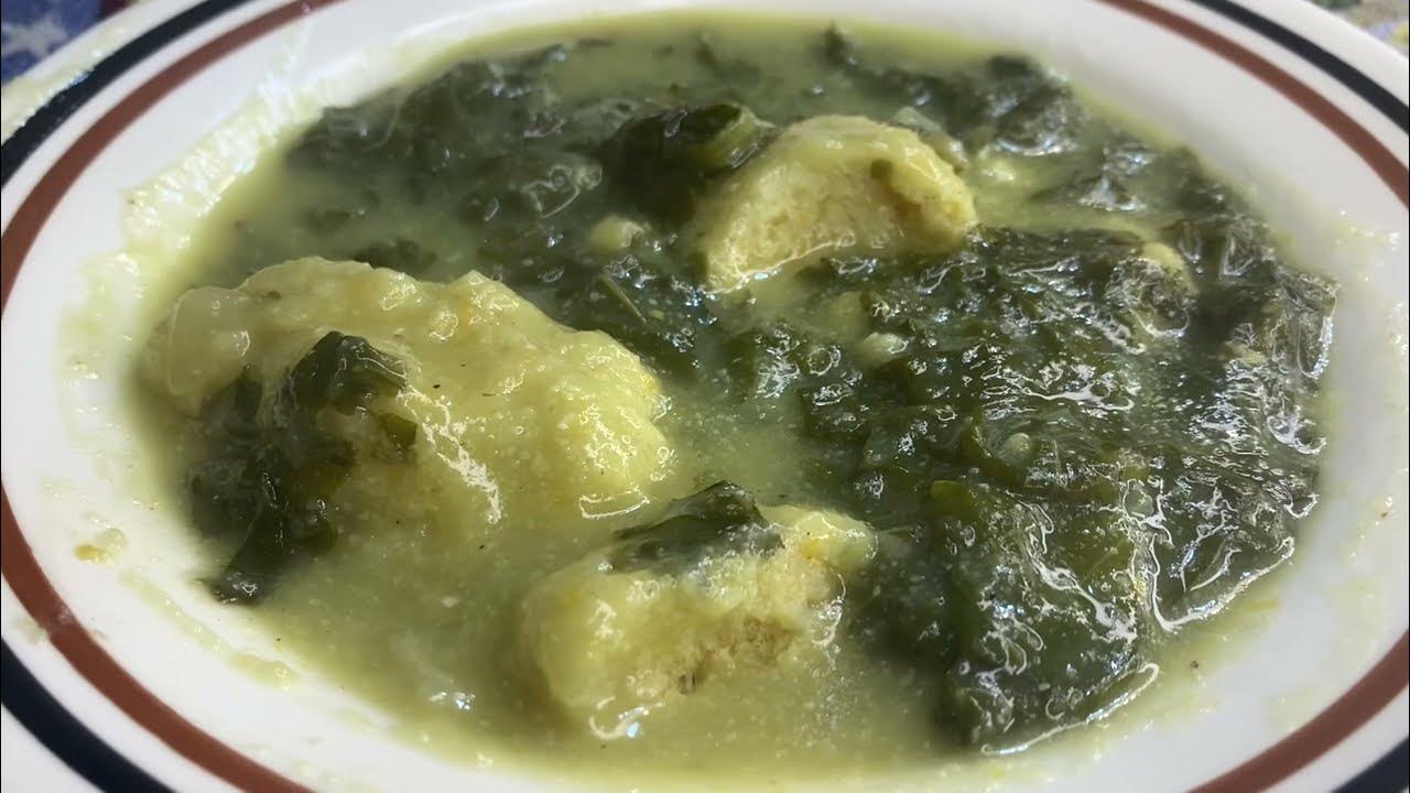 How To Cook Turnips Greens With Cornbread Dumplings YouTube