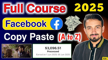 Full Course | Facebook Copy Paste Videos Work 2025 | Copy Paste videos per work kaise kare
