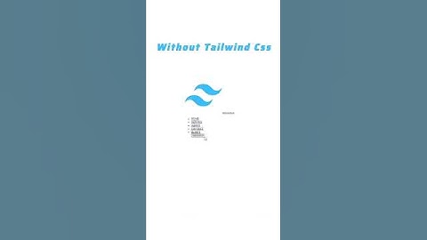 without Tailwind Css vs with Tailwind Css #tailwindcss #html #coding #webdesign